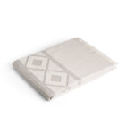 MALEK. Serviette de toilette multifonctionnelle et de bain (350g/m²) en coton léger et résistant (85%) et en coton recyclé (15%) – Image 16