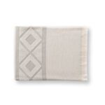 MALEK. Serviette de toilette multifonctionnelle et de bain (350g/m²) en coton léger et résistant (85%) et en coton recyclé (15%) – Image 17