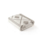 MALEK. Serviette de toilette multifonctionnelle et de bain (350g/m²) en coton léger et résistant (85%) et en coton recyclé (15%) – Image 19