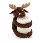 MOOSE. Couverture en polaire avec peluche (180 g/m²) – Image 2