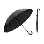 HEDI. Parapluie à 16 baleines en pongee 190T avec ouverture automatique