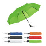 TOMAS. Parapluie pliable en polyester 190T avec ouverture automatique