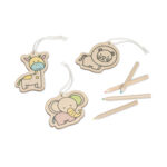 FAUNE. Set de coloriage pour enfants en bois – Image 5