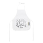 NILO. Tablier de coloriage pour enfants en non-tissé (80 g/m²) – Image 2