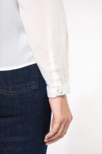 Blouse crêpe manches longues femme – Image 5