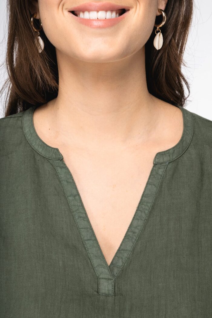 Blouse écoresponsable en lin femme – Image 6