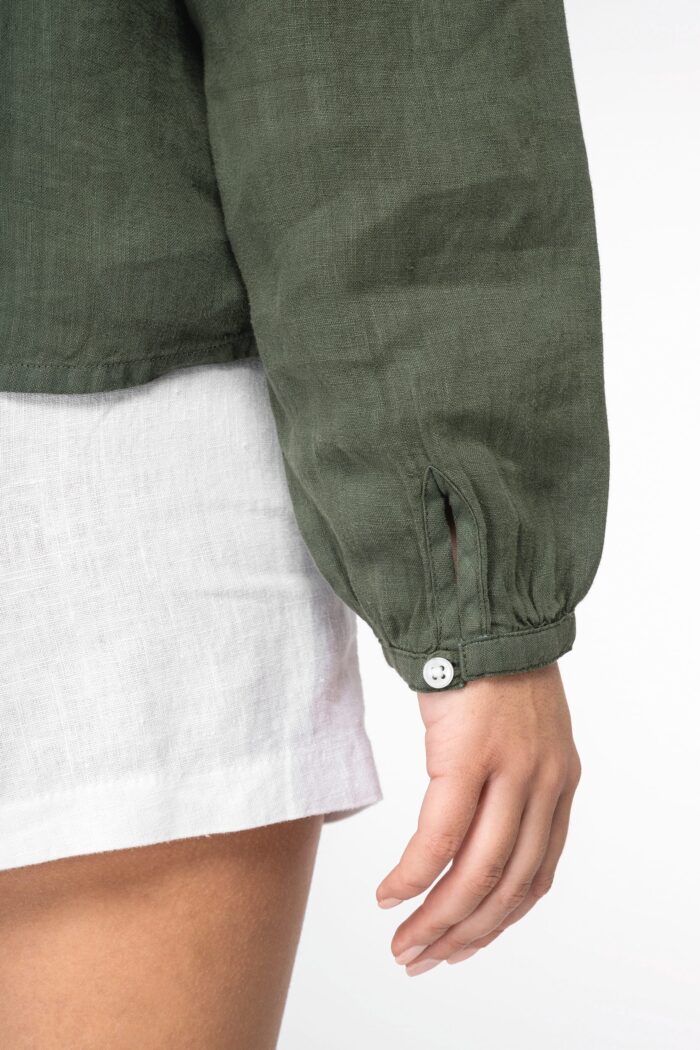 Blouse écoresponsable en lin femme – Image 7