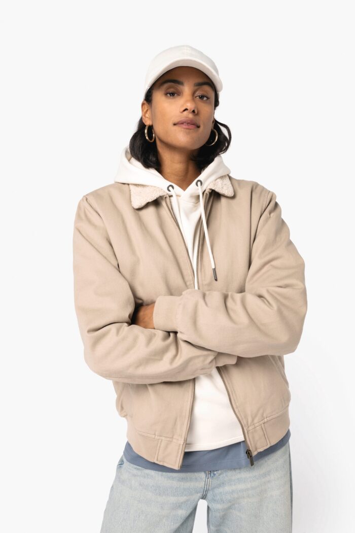 Veste écoresponsable col sherpa unisexe – Image 4