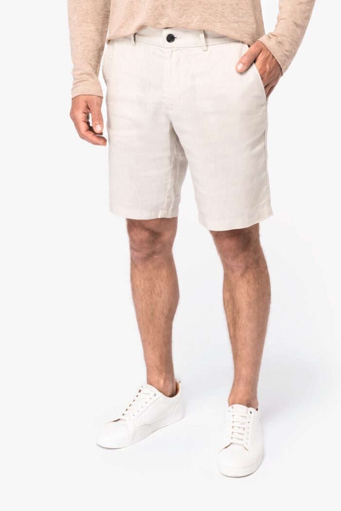 Bermuda en lin homme – Image 1