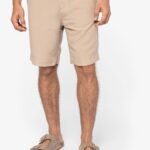 Bermuda écoresponsable en lyocell et lin homme