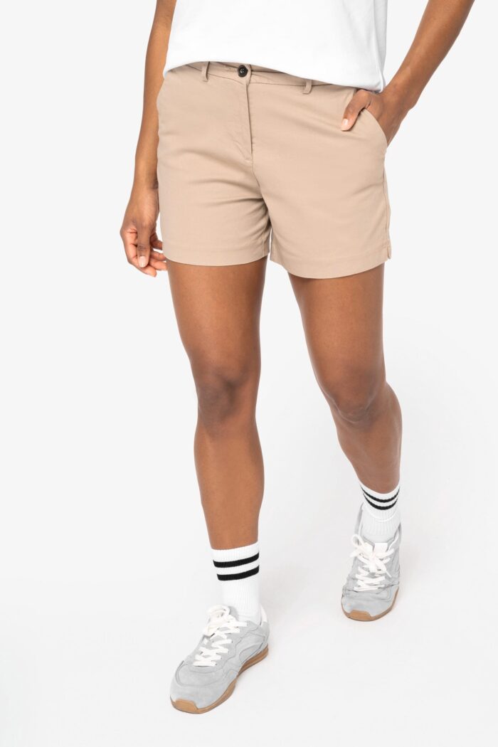 Bermuda chino écoresponsable femme – Image 1