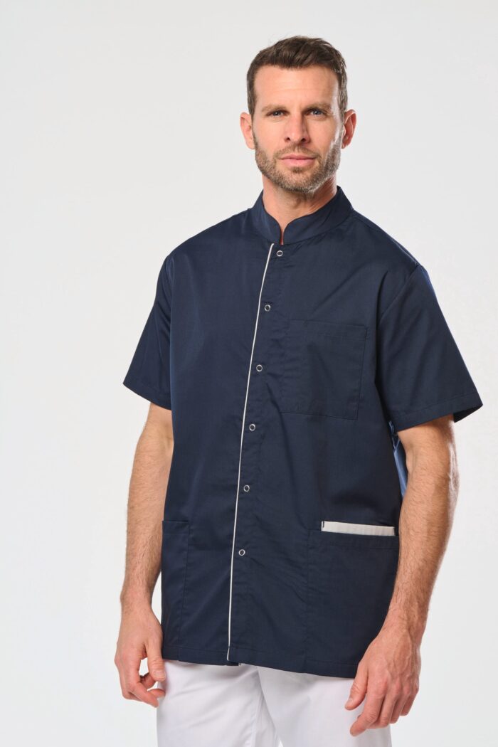 Blouse polycoton avec boutons-pression homme – Image 1