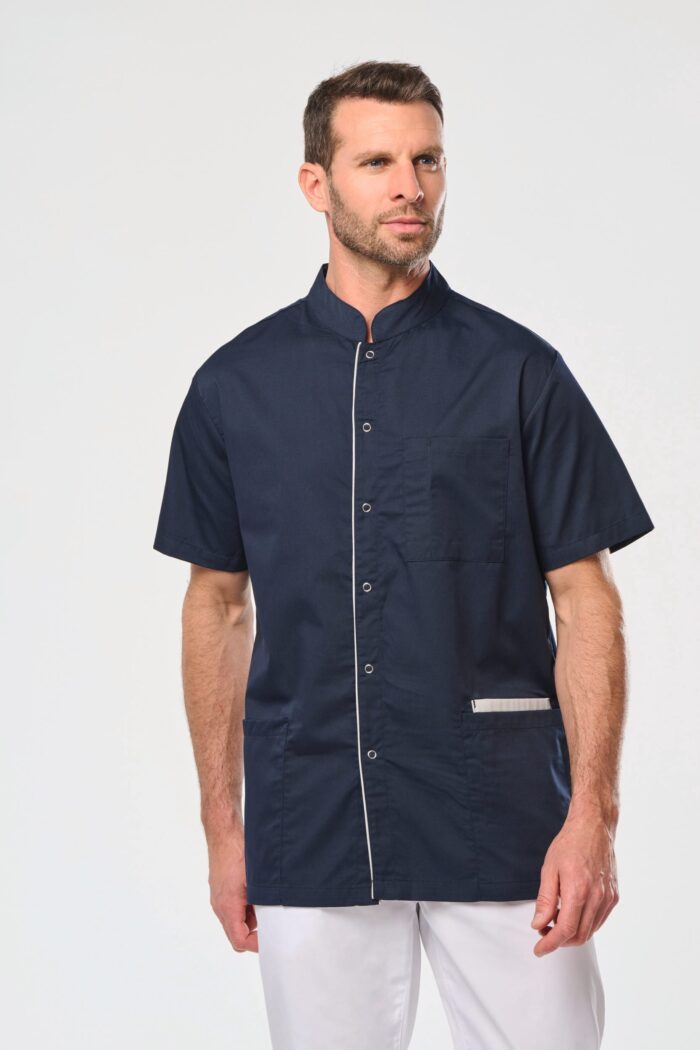 Blouse polycoton avec boutons-pression homme – Image 4