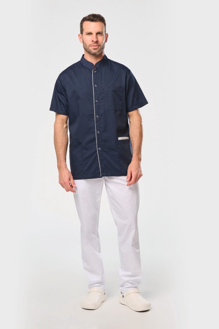 Blouse polycoton avec boutons-pression homme – Image 5