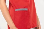 Blouse polycoton avec boutons-pression femme – Image 10
