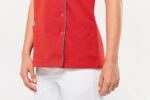 Blouse polycoton avec boutons-pression femme – Image 9