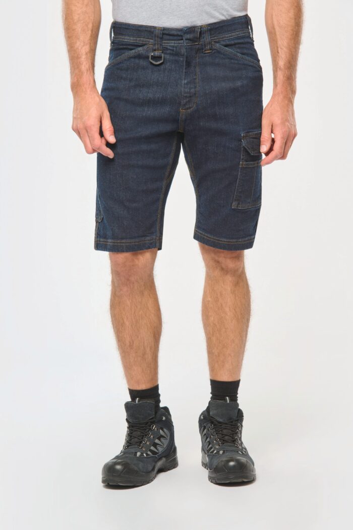 Bermuda denim multipoches homme – Image 1