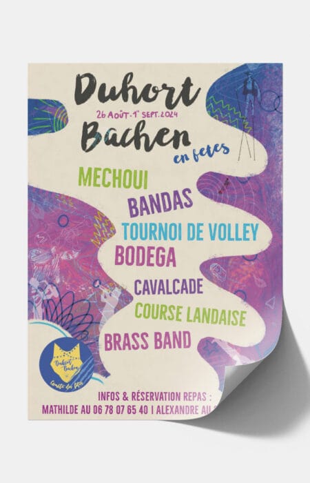 Affiche fêtes de village
