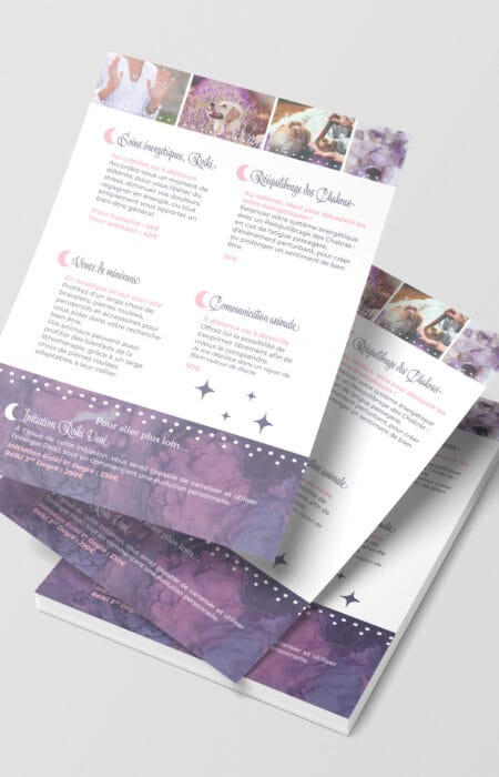 flyer oclaire de letre verso